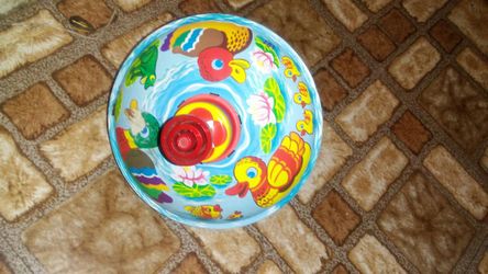 Vintage toy spin top