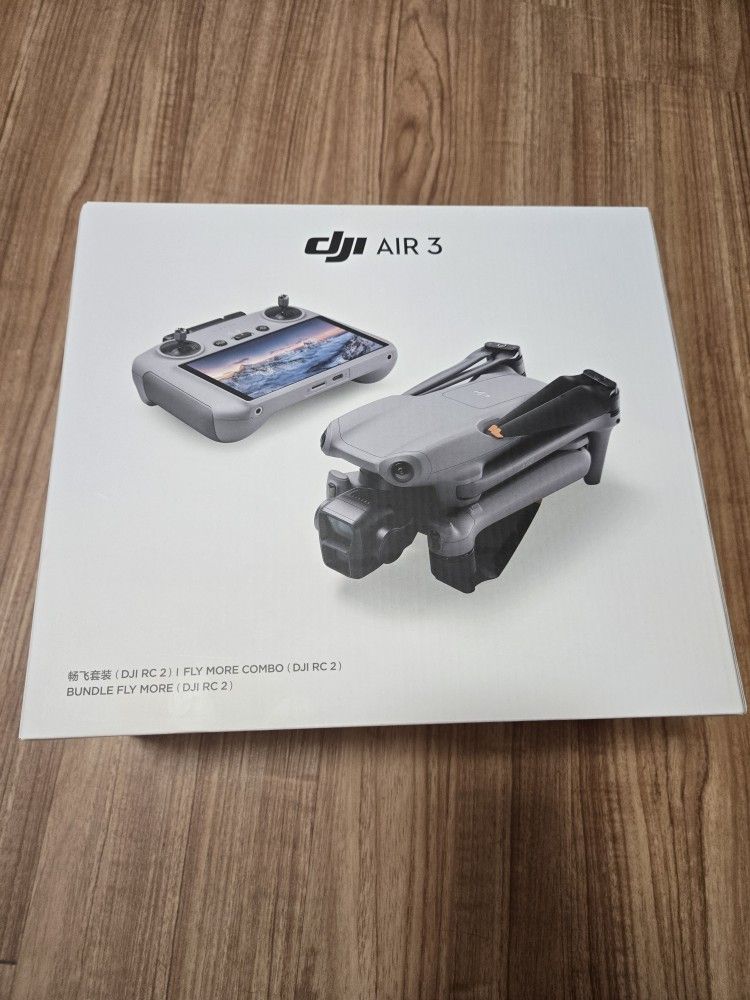 DJI AIR 3 FLY MORE COMBO WITH RC2