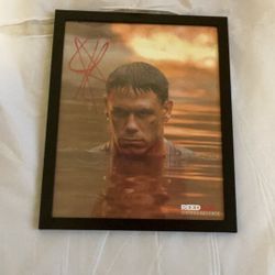 Framed John Cena Signed Poster From Super Con 