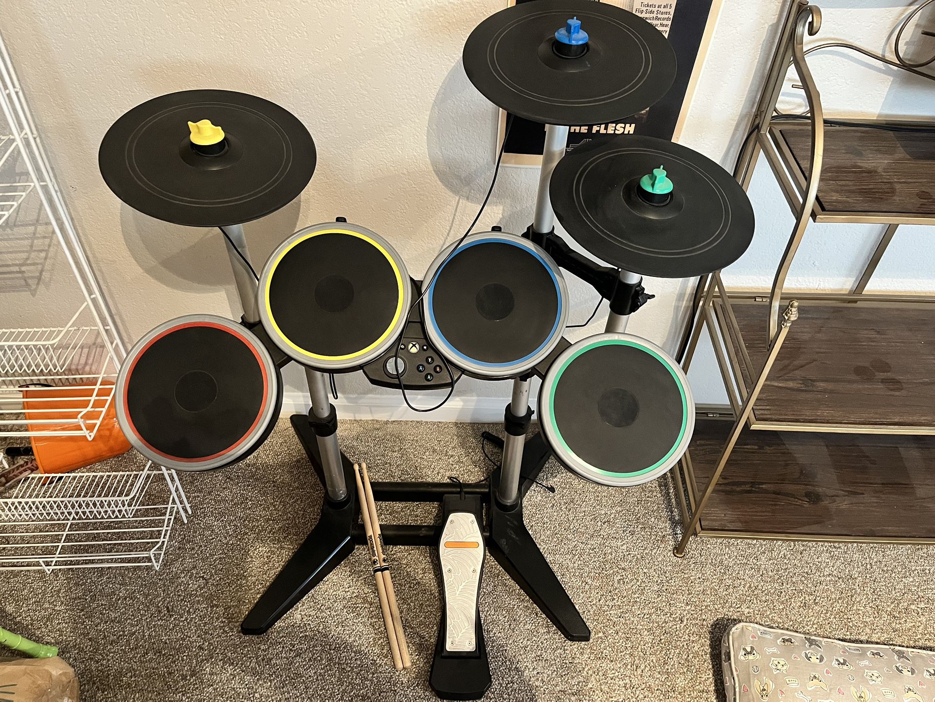 Xbox Rock Band Drum Set