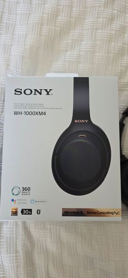 Sony noise cancelling headphone xm4