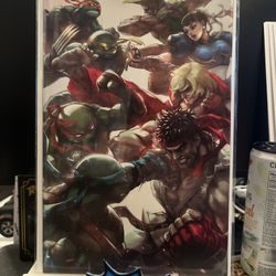 Teenage Mutant Ninja Turtles Vs Street Fighter #1 Ivan Tao Virgin Variant Comic