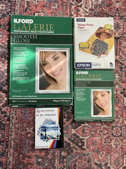 Glossy Photo Paper Various Sizes