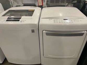 LG XL CAPACITY WASHER & DRYER SET
