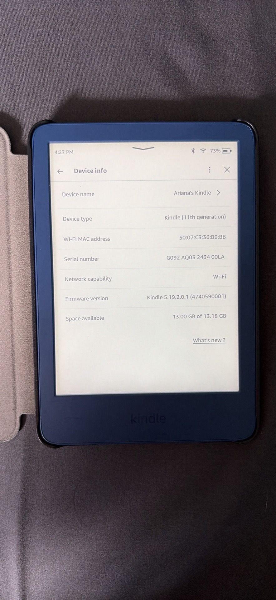 Kindle 11th generation