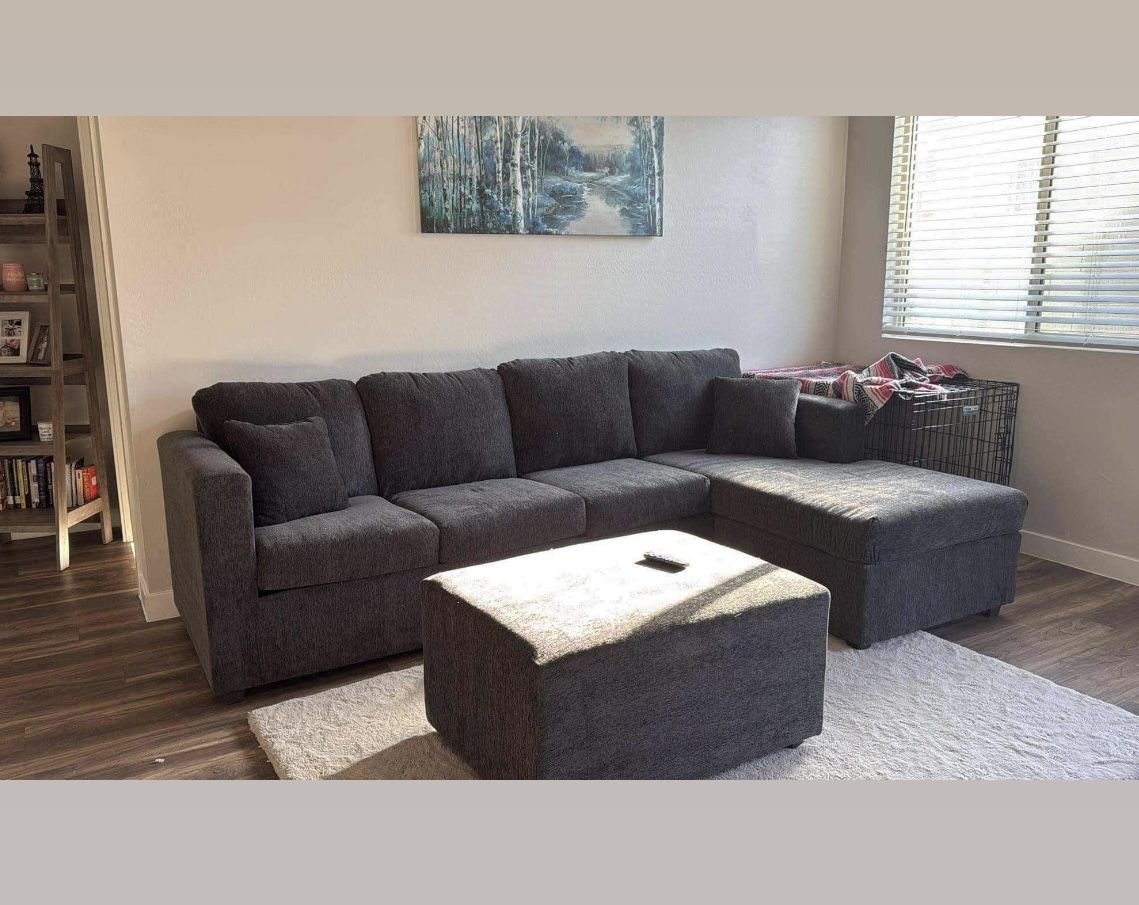 Sectional With Ottoman ¡¡BRAND NEW!! In Stock