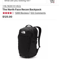 northface recon backpack