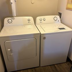 Amana Washer And Dryer Set Great Condition 