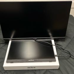 144hz Monitor And A Portable Monitor 
