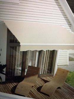 Patio/Deck Manual Sun Shade/ Awning