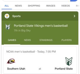 Basketball game @Portland state university