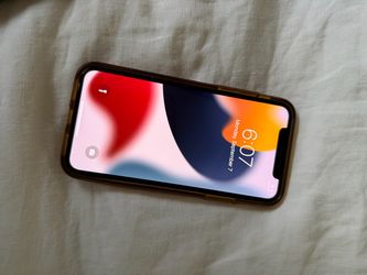 Apple iPhone X with Clear Case