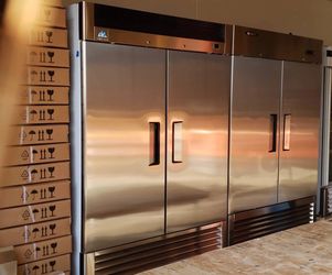 S/S Two Door Refrigerator