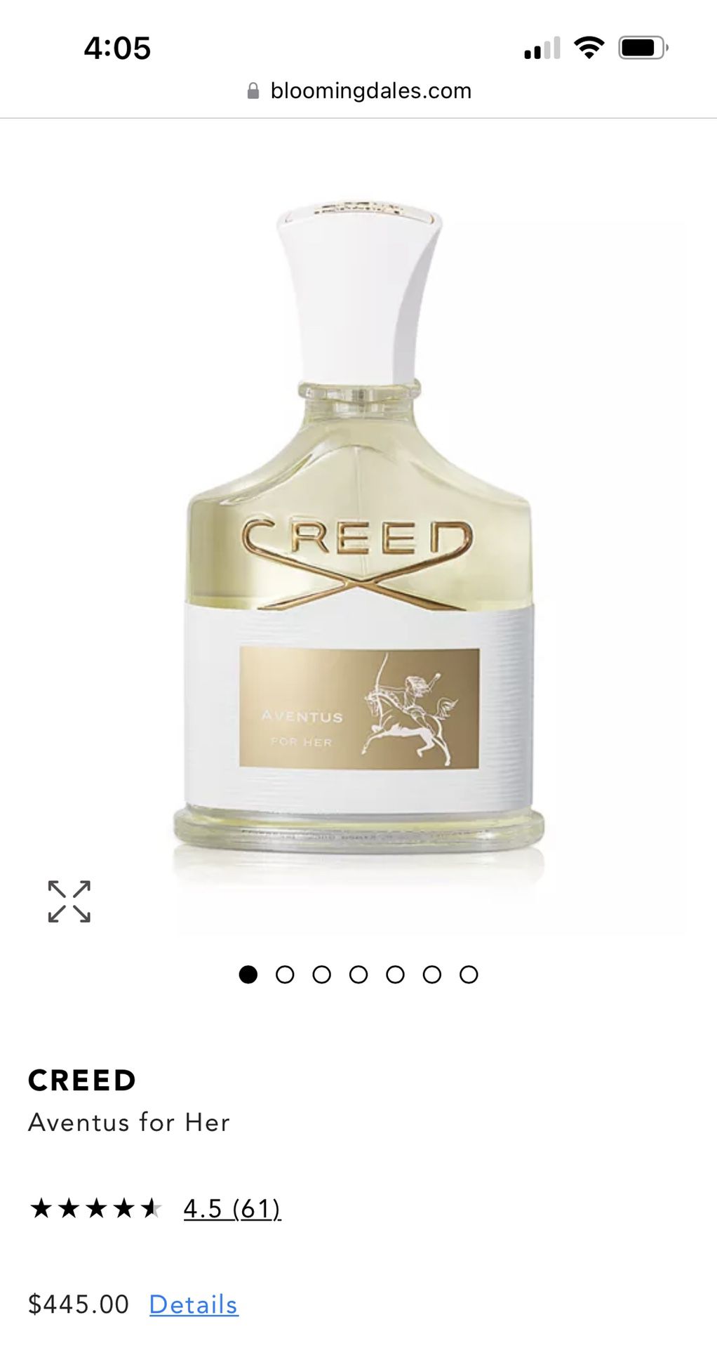 Creed Perfume - Brand New 