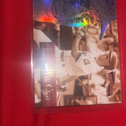 Will Clark Baseball Card