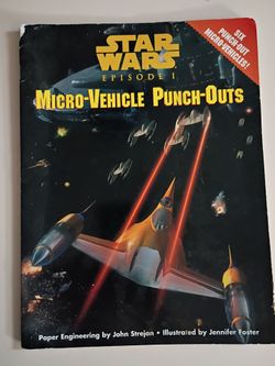1999 Star Wars Episode I: Micro-Vehicle Punch-Outs book