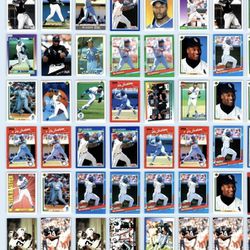 42 Bo Jackson Baseball And Football Cards