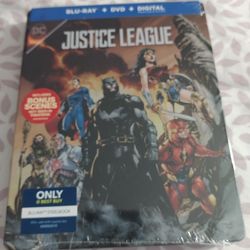 Justice League Bluray + DVD Steelbook
