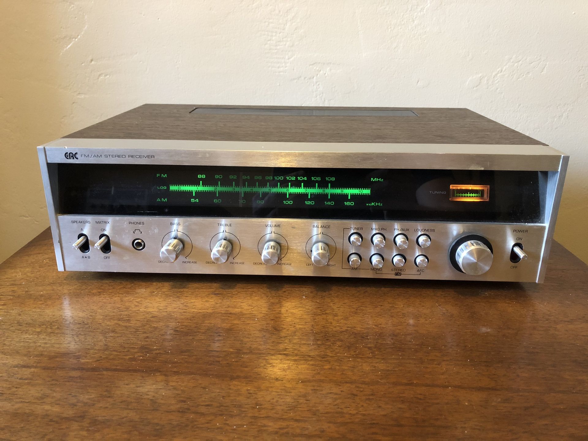 Vintage ERC AM/FM amp receiver working for Sale in Phoenix,