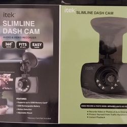 Slimline Dash Cam Audio & Video Recorder

