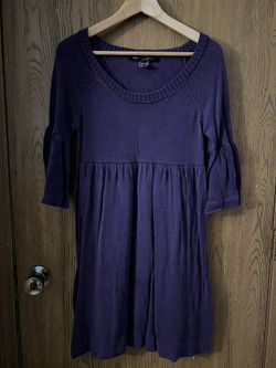 French Connection Purple Sweater Dress