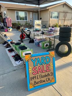 Yard sale today 9/19/26