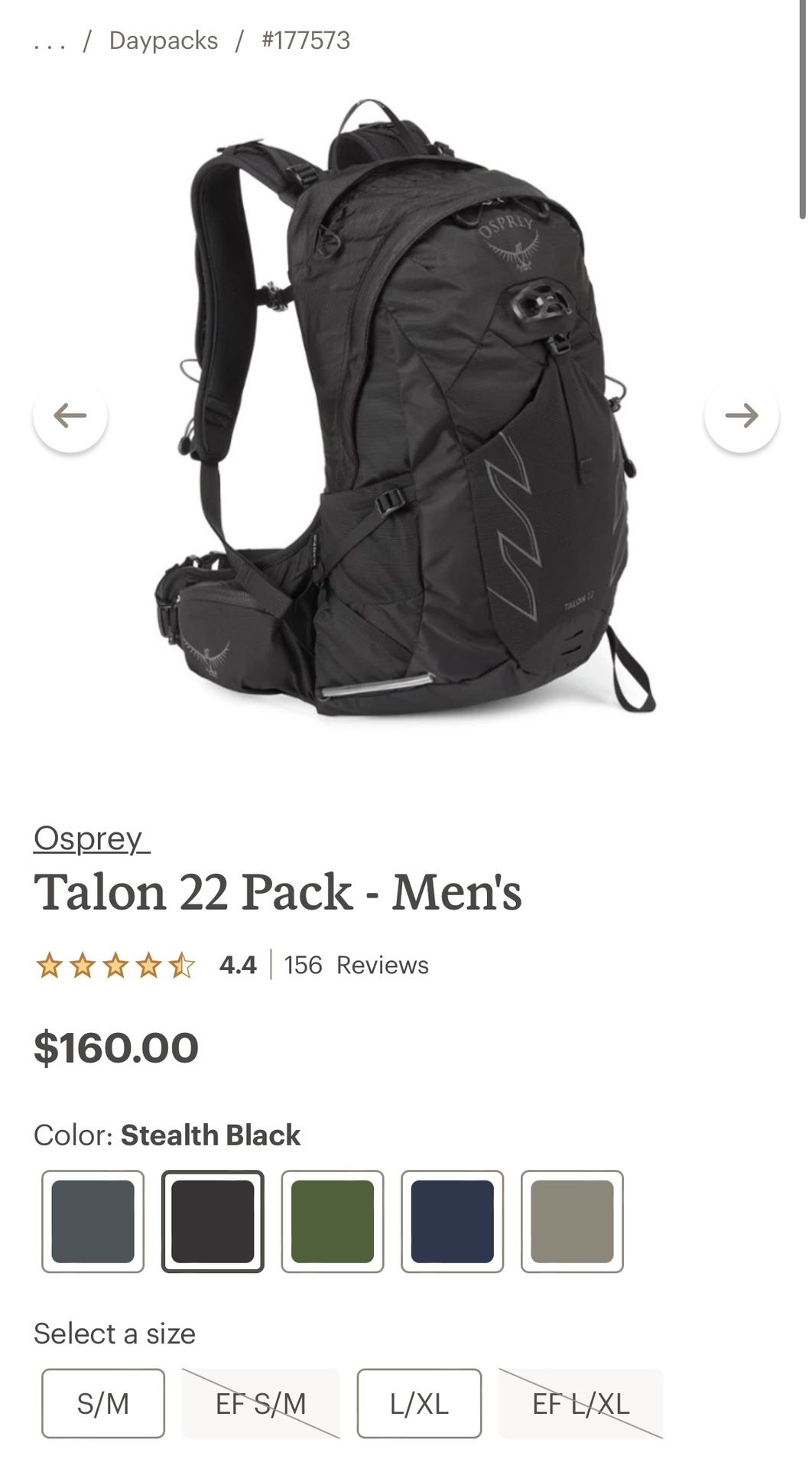 Osprey Talon 22 Backpack - Men's