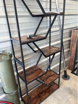 Wooden shelf