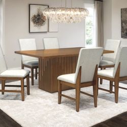 7 Pc Modern Dining Set