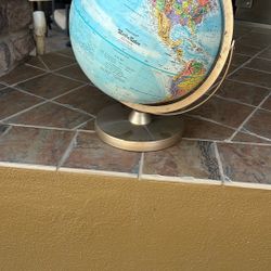 Replogle World Nation Series Globe 12" Raised Relief (LeRoy M. Tolman, Cartog.)