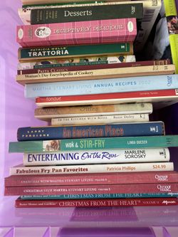 Cookbooks-variety great condition