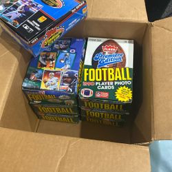Vintage Baseball And Football Trading Cards 