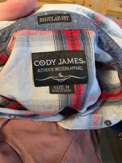 Cody james size, medium, western pearl, snap shirt