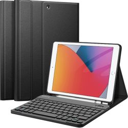 iPad 9th 10inch Bluetooth Keyboard With Magnetic Case Holds Apple Pencil 
