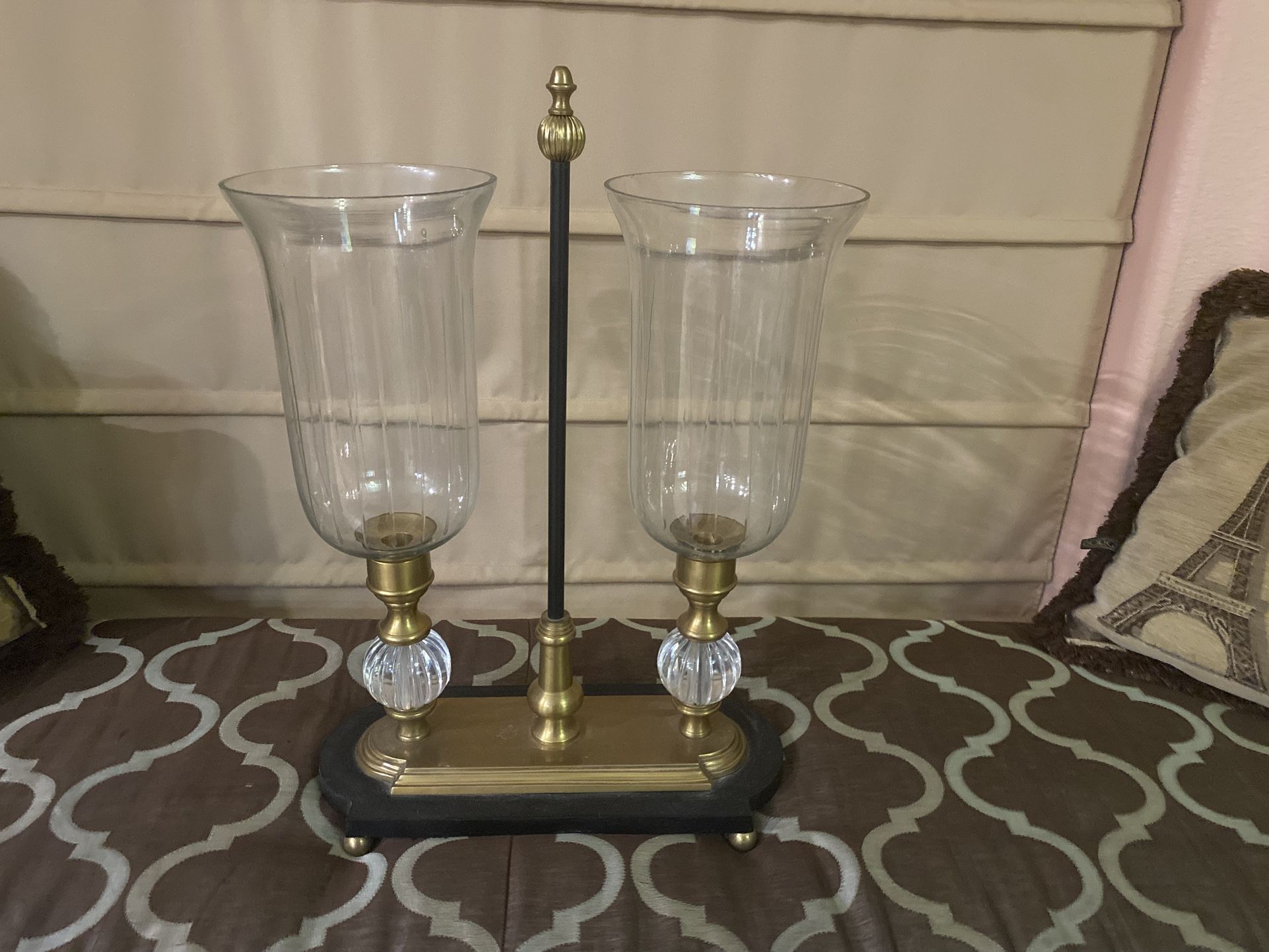 Glass Candle Holder