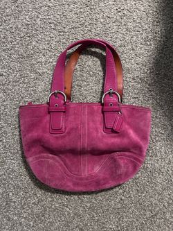 Pink coach bag