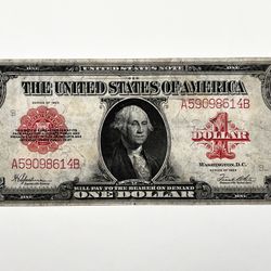 1923 Red Seal One Dollar Legal Tender Large Note