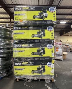 RYOBI 40V HP Brushless 21 in. Cordless Battery Walk Behind Multi-Blade Self-Propelled Mower - (1) 6.0 Ah Batteries & Charger