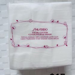 Makeup Facial Cotton Soft Cut ECRU Organic Unbleached Pads MUJI Shiseido