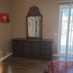 Large Dresser- Mirror - End Table