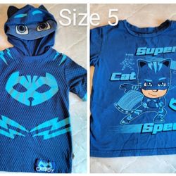 PJ Mask Shirts Size 5