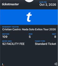Cristian Castro concert