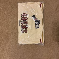 The Wild Collective San Francisco 49ers NFL Official Team Sweater Cream Size XL