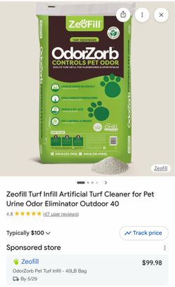Artificial grass infill brand new