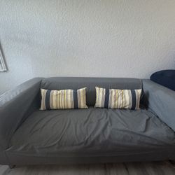 Small IKEA sofa.  