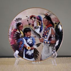 Plate Collection “Native American” Series by “The Hamilton Collection “