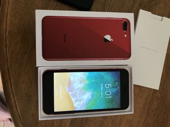 Red iPhone 8 Plus 64 GB unlocked