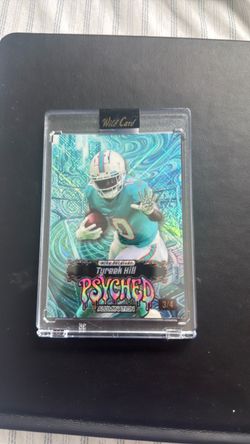 Tyreek Hill Wild Card Psyched Alumination 3/4 Card