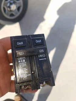 Breaker I have about 10 of them I have 200 amp two of them