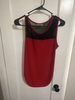 Women’s small red and black shirt